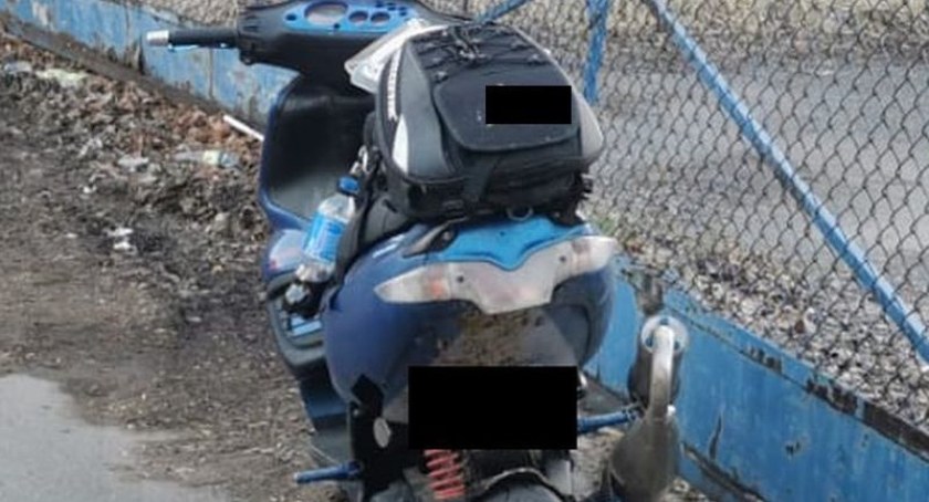 Nietrzeźwy jechał motorowerem