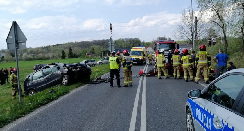 Pięć osób zostało rannych w wypadku pod Lwówkiem Śląskim
