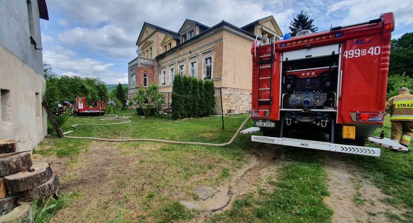 Pożar mieszkania w Pilchowicach