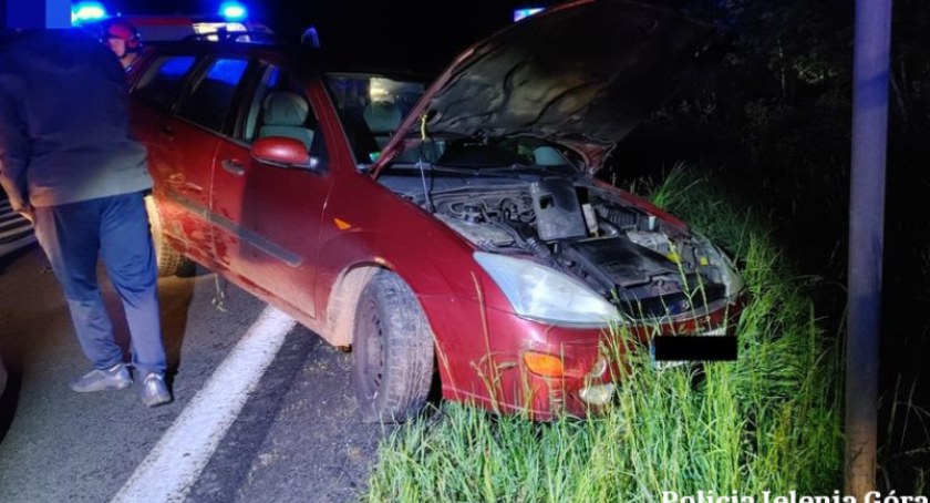 Pościg za kierowcą zakończony kolizją