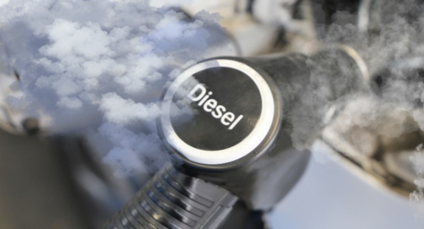 Rozbiegany diesel - poważna usterka, widowiskowe skutki