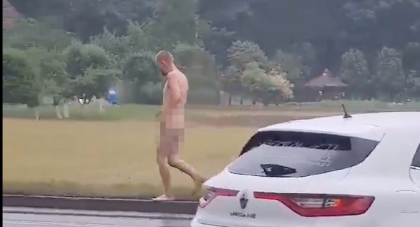 WIDEO. Golas biegał po DK 30