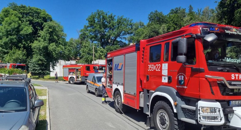 Szklarska Poręba - Koparka uszkodziła gazociąg