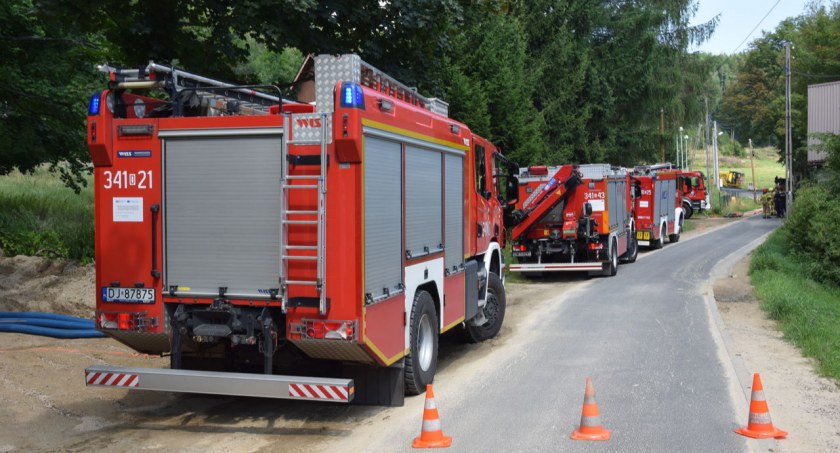 Szklarska Poręba - Uszkodzona rura z gazem