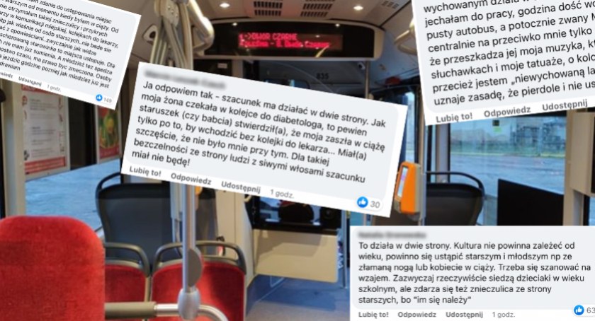 Młodzież kontra emeryci. Kultura w autobusach