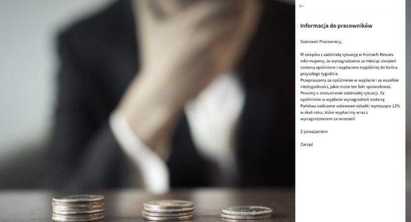 W Dr. Schneider w Radomierzu zaczynają się problemy? Opóźnione wypłaty dla pracowników