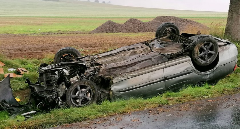 Pijany kierowca miał sporo szczęścia