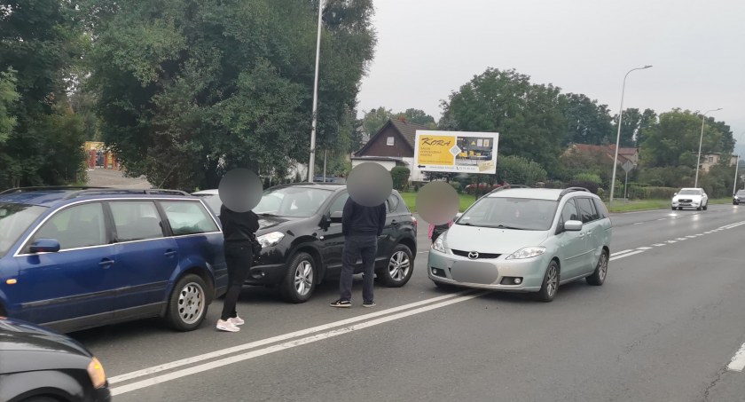 Poranna kolizja na Wolności