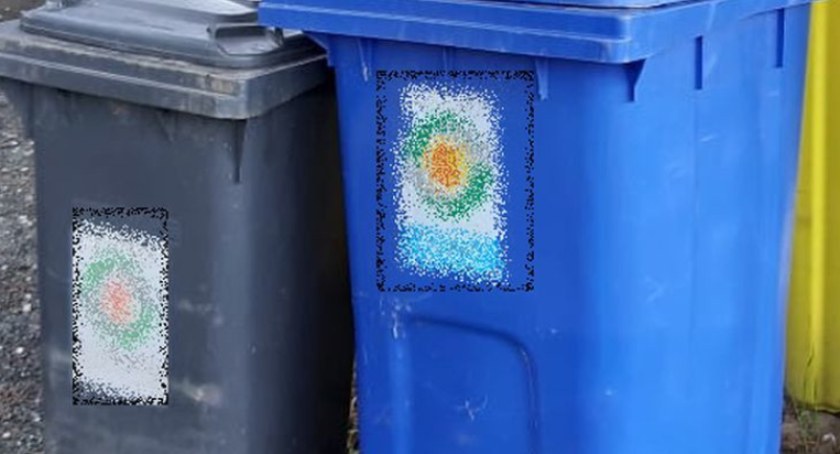 Ukradł pojemniki na śmieci, bo nie miał w czym przewieźć żwirku na swoją posesję