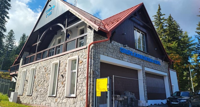 Budowa stacji GOPR w Karpaczu