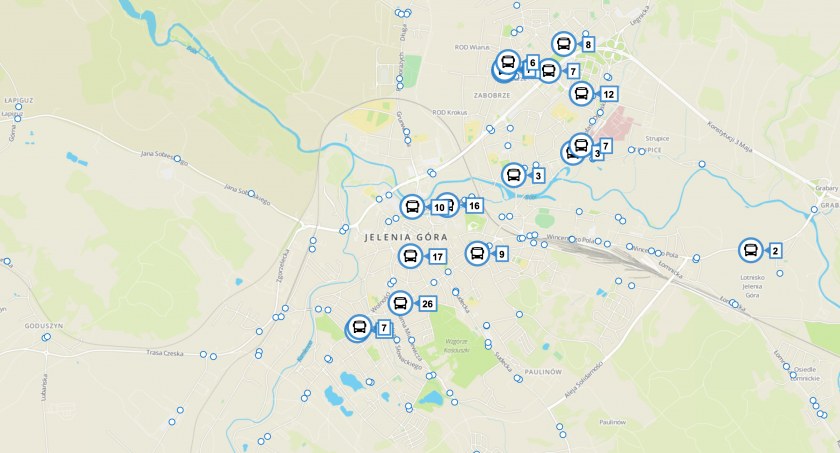 Udogodnienia dla pasażerów MZK