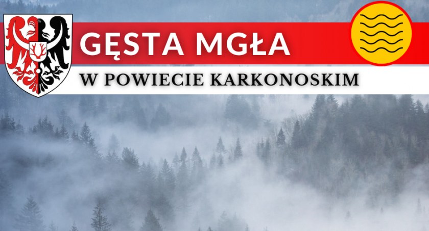 Gęsta mgła. Apel o ostrożność do pieszych i kierowców