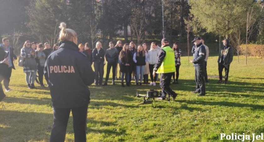 Spotkanie policji ze studentami