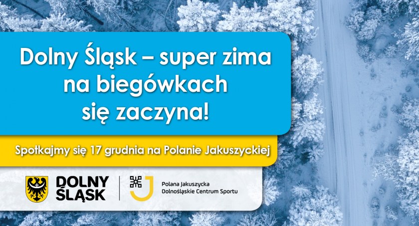 Dolnośląskie Centrum Sportu - super zima, na biegówkach się zaczyna