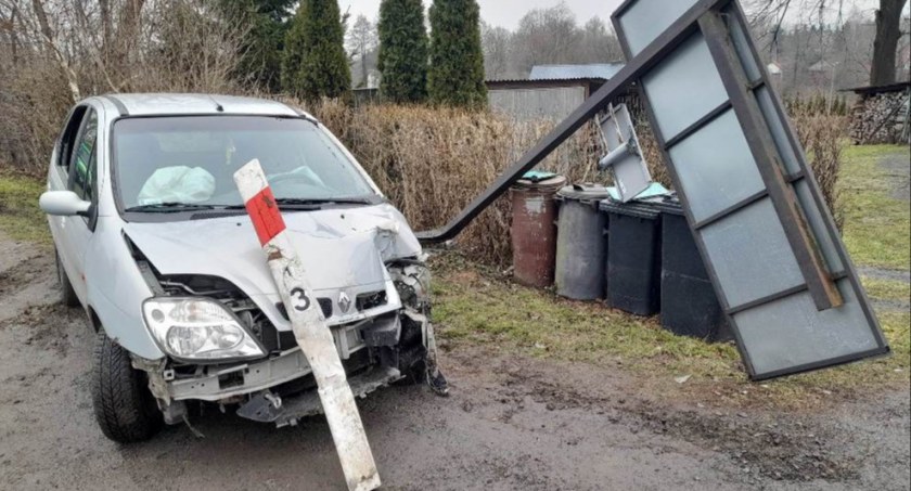 Uciekał przed policją, bo był pijany. Doprowadził do kolizji
