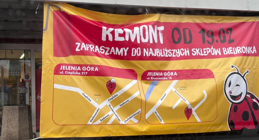 Zamknięta Biedronka w Podgórzynie. Trwa remont