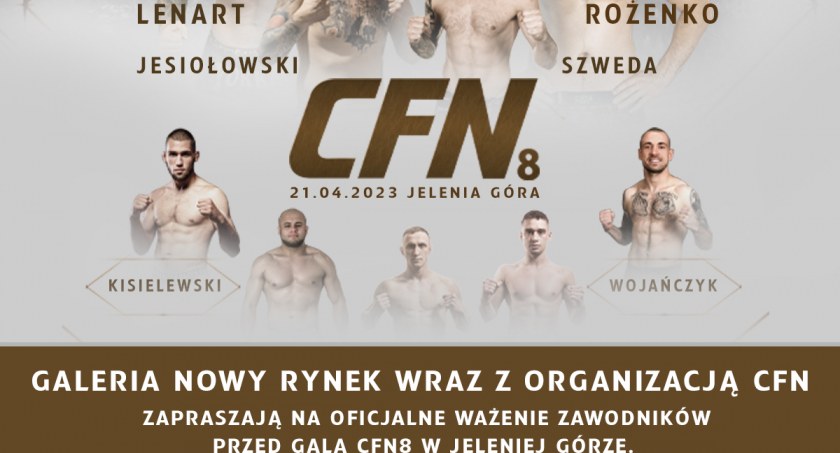 Oficjalne ważenie zawodników przed galą CFN 8 w Jeleniej Górze
