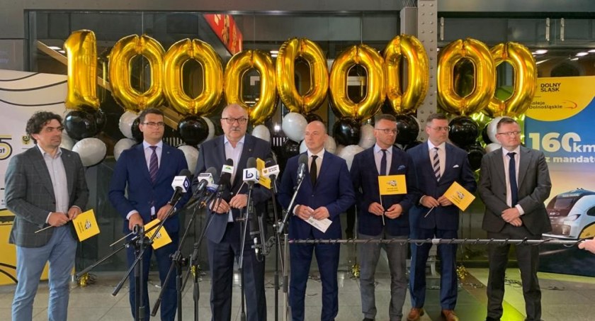 Koleje Dolnośląskie przewiozły 100 milionów pasażerów