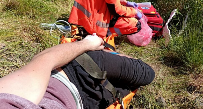 Wypadek na terenie nieczynnej kopalni. Na miejscu lądował śmigłowiec LPR