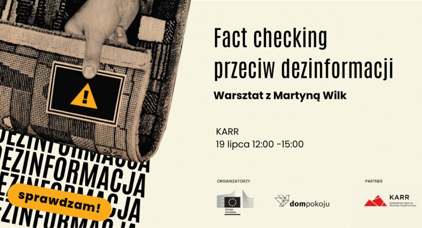 Fact checking przeciw dezinformacji – warsztat realizowany w Jeleniej Górze