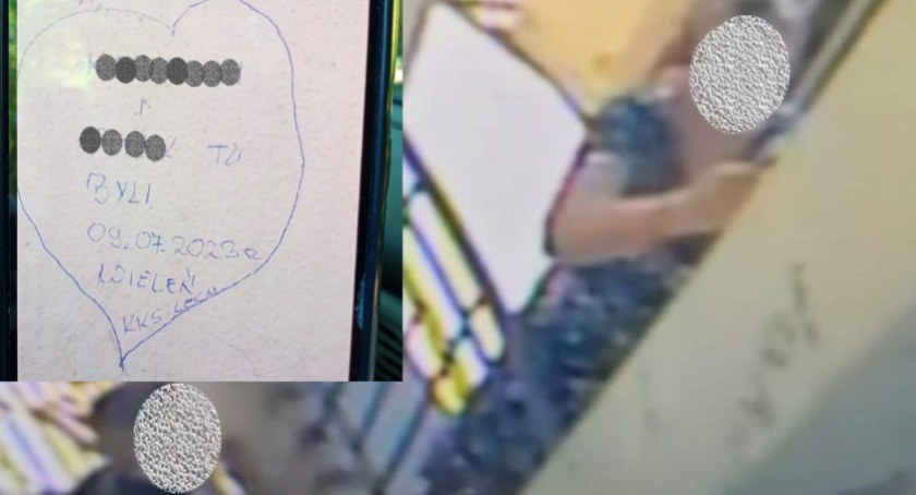 Bazgrała po ścianie Grzybka. Stwierdziła, że zawsze robi to w miejscach, które odwiedza