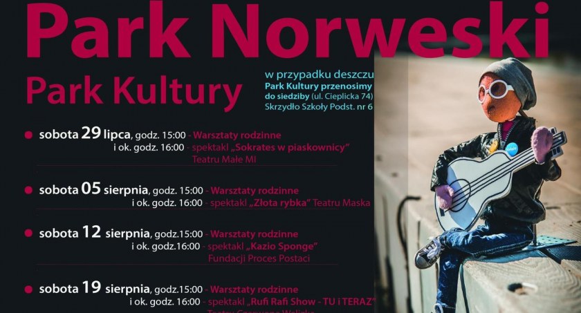 Już dziś rozpoczyna się cykl wakacyjnych imprez w Parku Norweskim