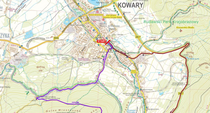 Kowary - Okraj  – utrudnienia w ruchu