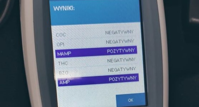 Kierujący pod wpływem narkotyków zatrzymany