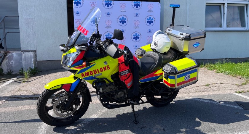 Motoambulans w Pogotowiu Ratunkowym w Jeleniej Górze