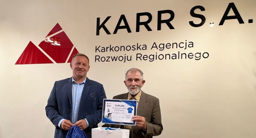Najstarszy uczestnik 23. Parady Rowerów