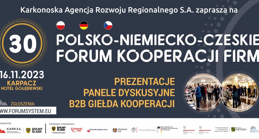 Jubileuszowe, 30. Polsko-Niemiecko-Czeskie Forum Kooperacji Firm