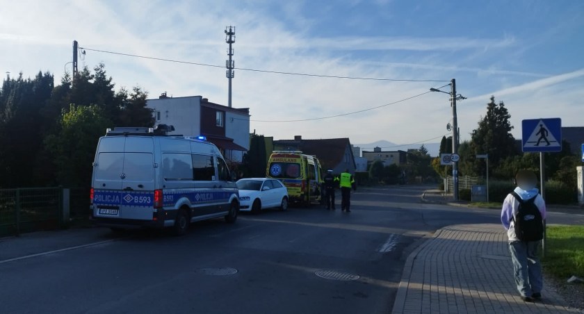 Potrącenie rowerzystki na ulicy Paderewskiego
