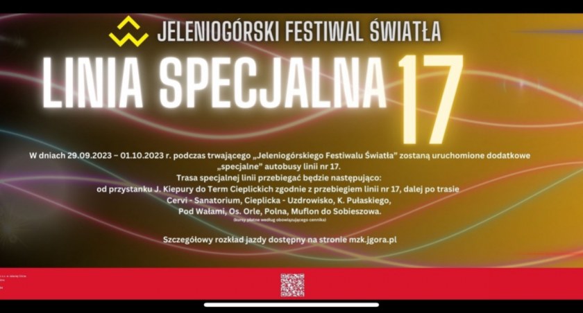 Festiwal Światła - MZK uruchamia dodatkowe kursy autobusów