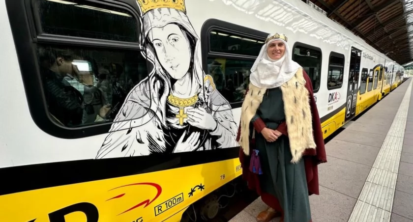 Jadwiga Śląska patronką pociągu Kolei Dolnośląskich