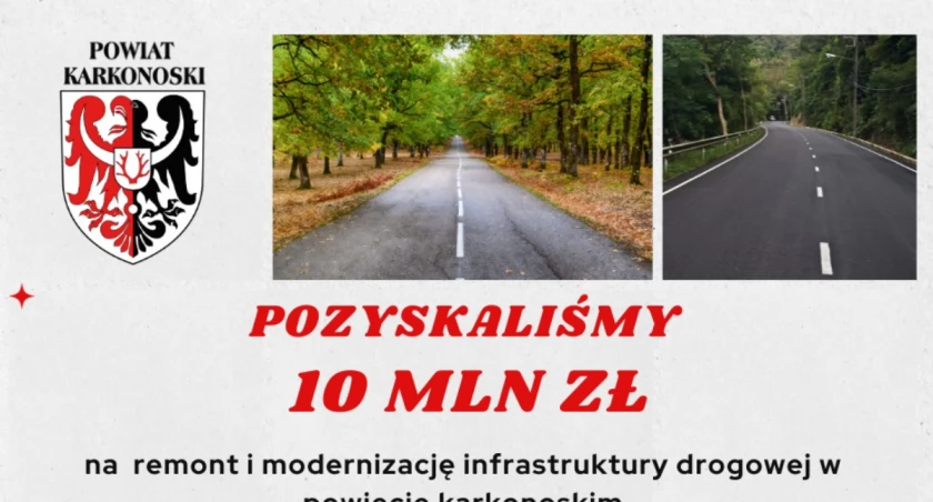 10 milionów złotych na remont dróg w Powiecie Karkonoskim