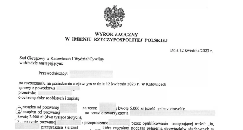 Opublikowała wizerunek policjantki w internecie. Poniesie surowe konsekwencje