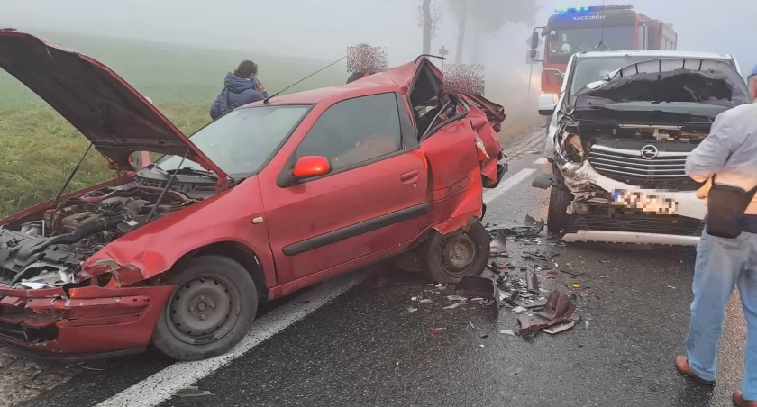 Trudne warunki na drogach. Kolejny wypadek pod Mysłowem.