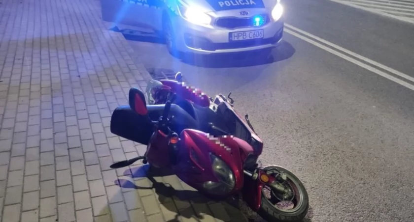 16-letni motorowerzysta uciekał przed policją. Był pod wpływem narkotyków