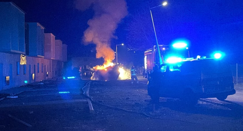 Pożar na Misiowej Polanie w Jeżowie Sudeckim