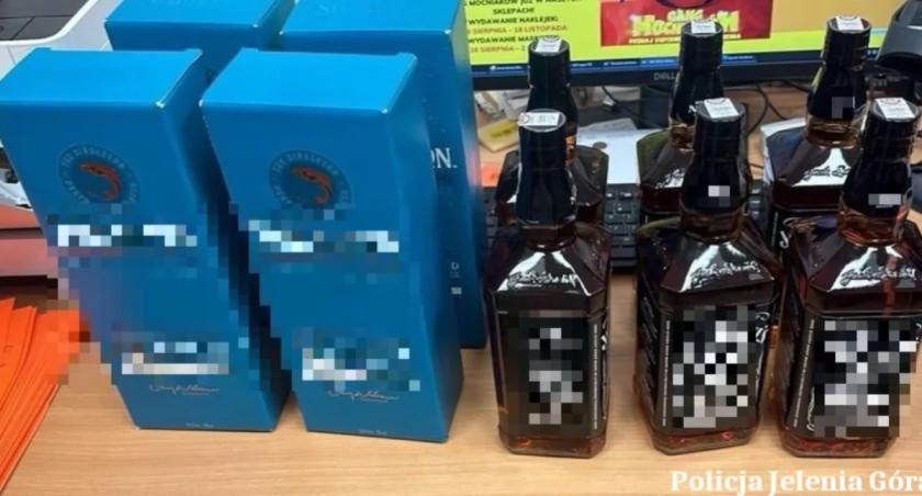 Zatrzymany za kradzież kilku butelek markowej Whisky
