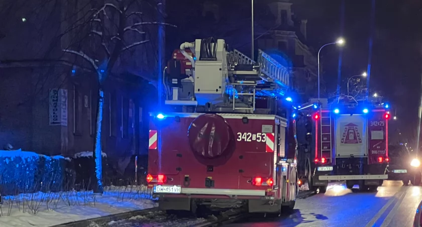 Pożar mieszkania na Wojska Polskiego
