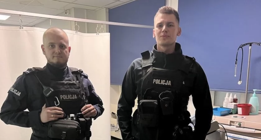 Bohaterski czyn jeleniogórskich policjantów