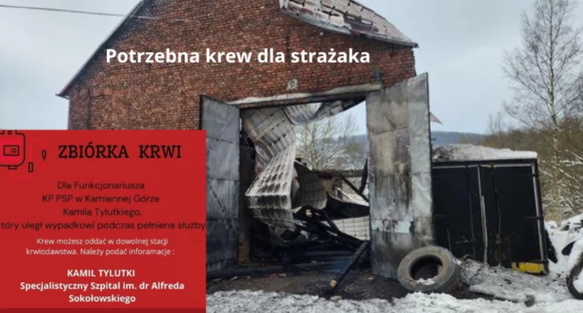 Kamil Tylutki - strażak, który walczy o życie. Potrzebna krew!