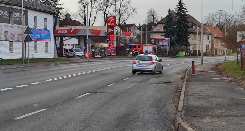 Wylało się paliwo. Interwencja straży na Orlenie