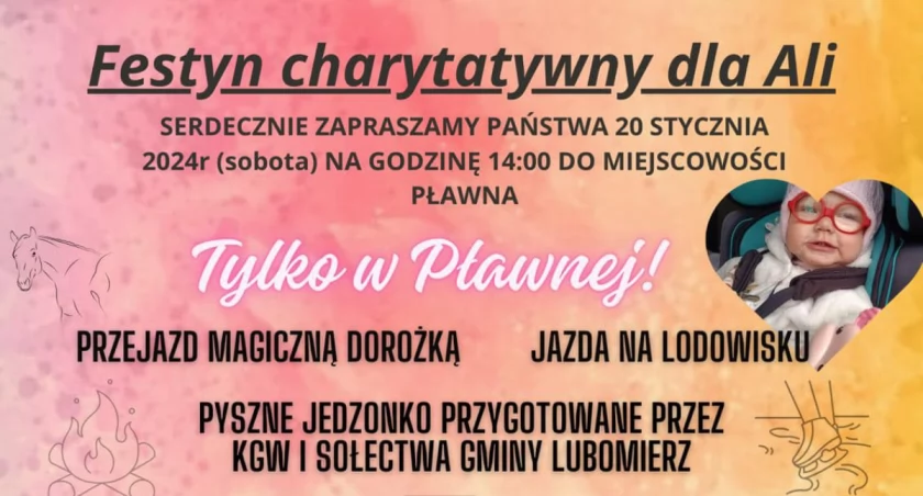 Festyn dla Ali. Zapraszamy do malowniczej Pławnej