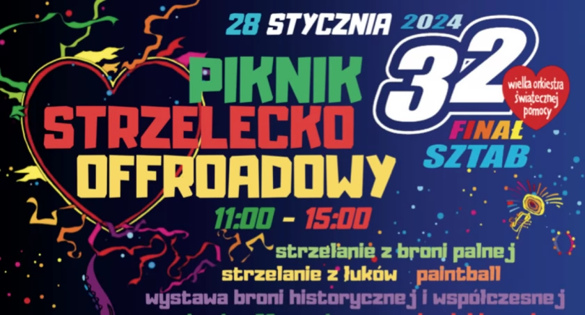 Piknik Strzelecki z okazji 32. Finału WOŚP. Zapraszamy na poligon