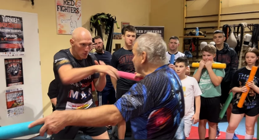 Trening bokserski z Krzysztofem 