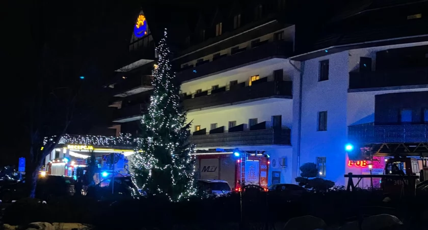 Pożar w hotelu w Karpaczu. Ewakuowano kilkaset osób