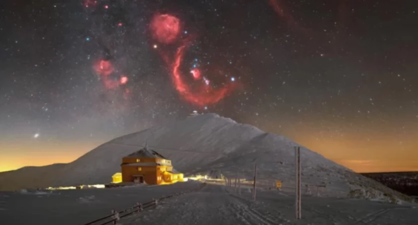 Fotografia z Karkonoszy zdjęciem dnia agencji NASA