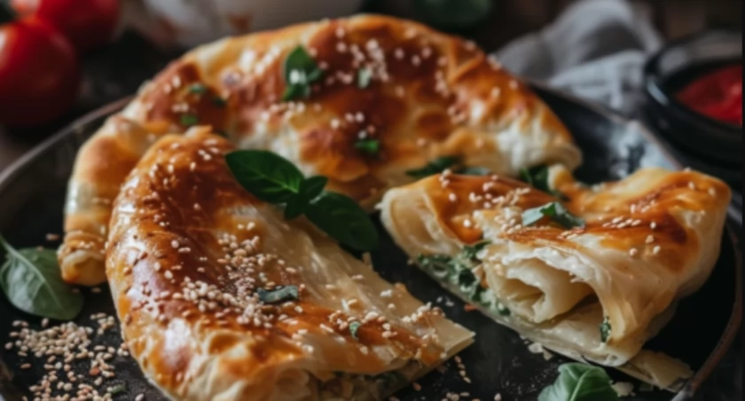 Burek ze szpinakiem - przepis na bałkański przysmak